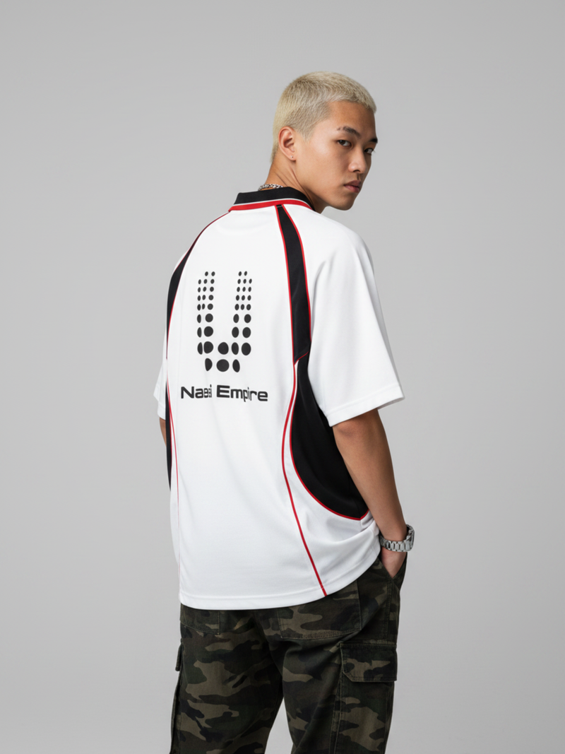 NE// PERFORMANCE PANEL POLO TEE